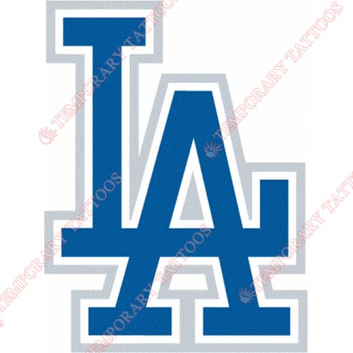 Los Angeles Dodgers Customize Temporary Tattoos Stickers NO.1681